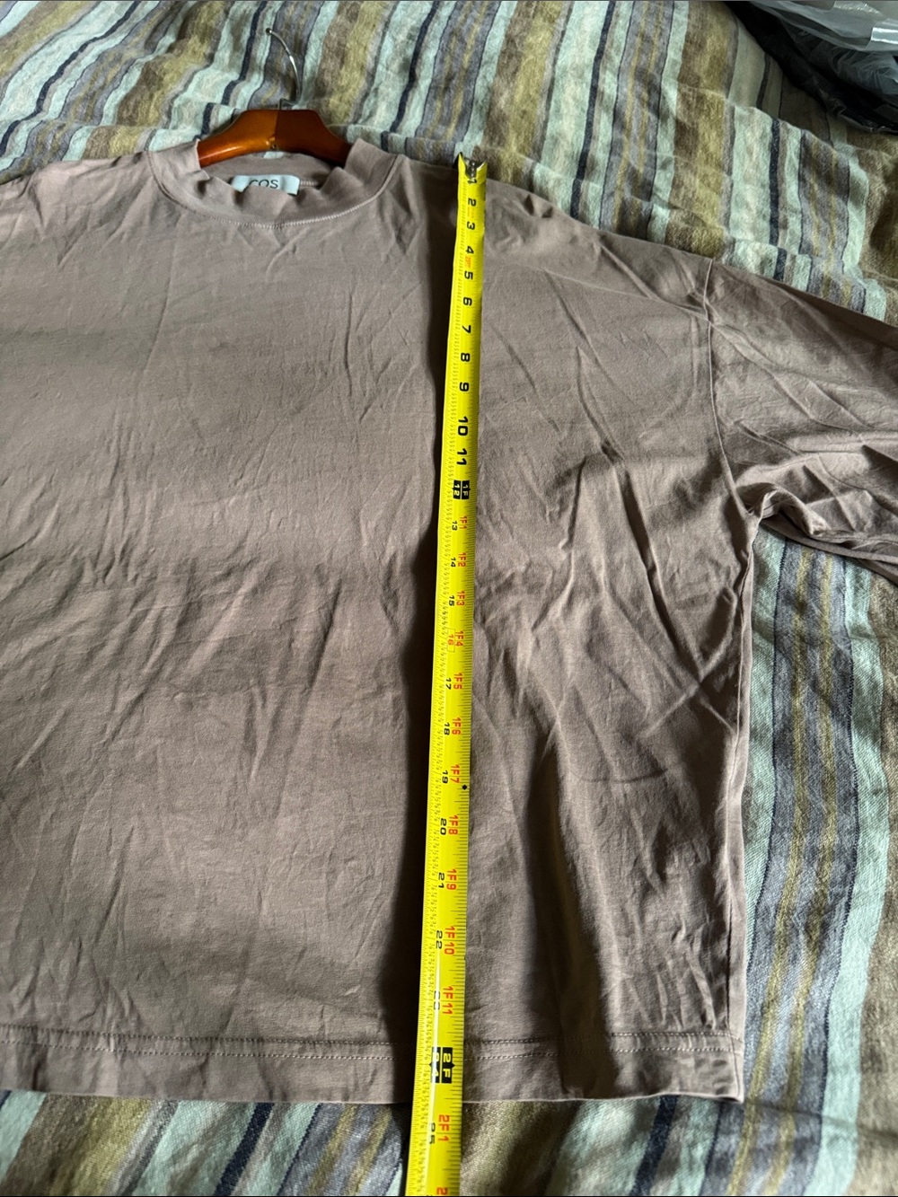 COS Cotton Mock neck Tee, NWOT, M - Picture 7 of 8